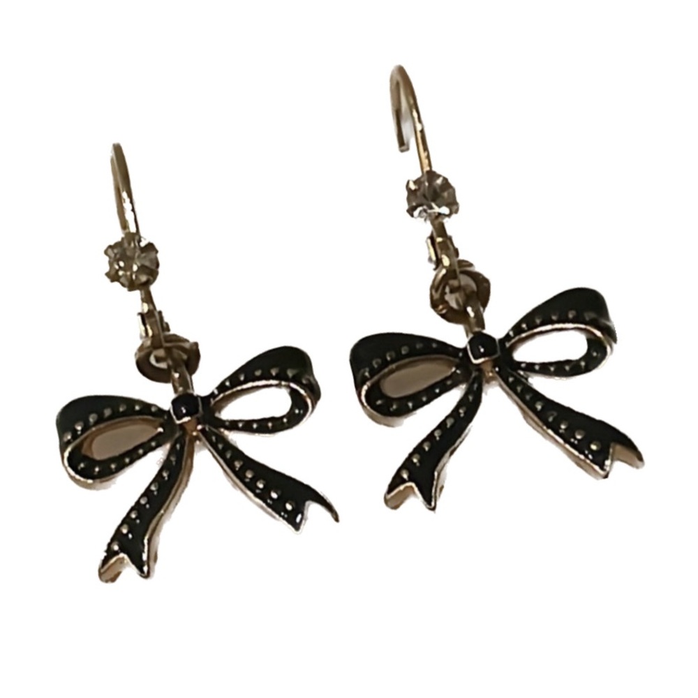 Betsey Johnson Bow Earrings